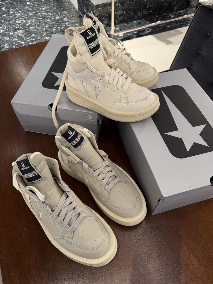 高帮 系带 皮革 