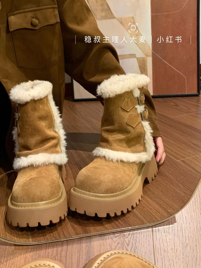 圆头 绒毛/绒面 