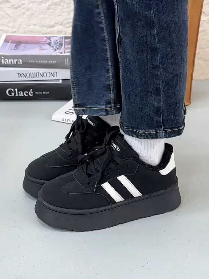 低帮 系带 皮革 