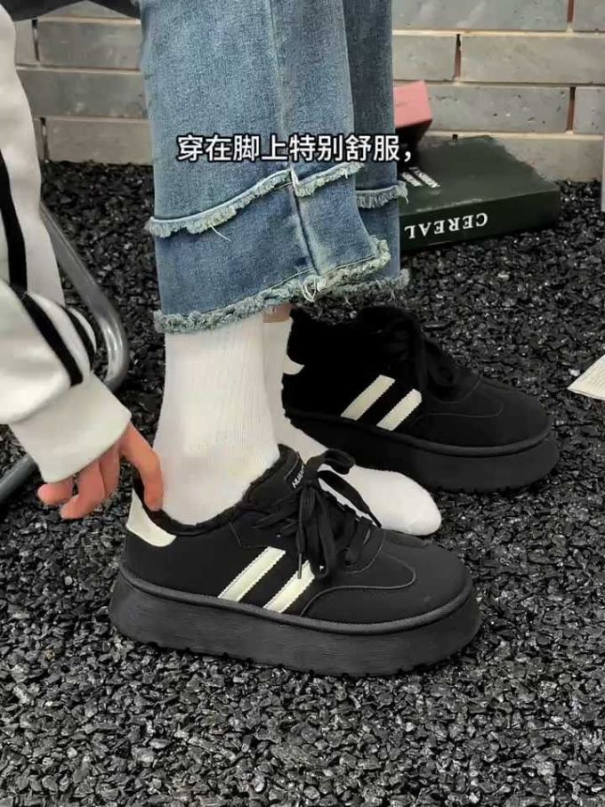 低帮 系带 皮革 