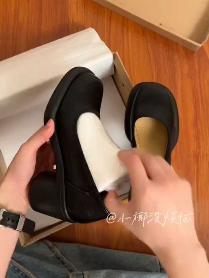 粗跟 低帮 