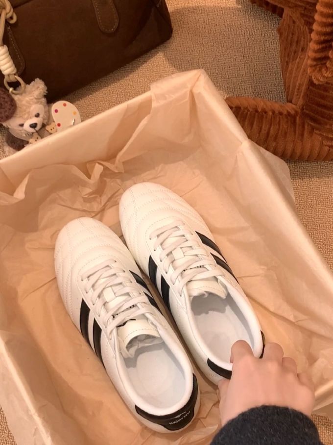 低帮 系带 皮革