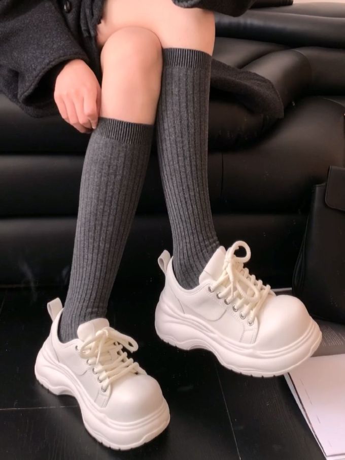 低帮 系带 皮革