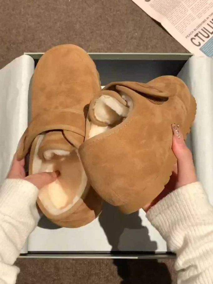 圆头 无帮 皮革 
