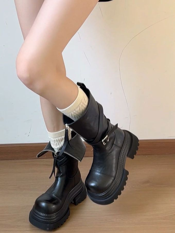 圆头 皮革 