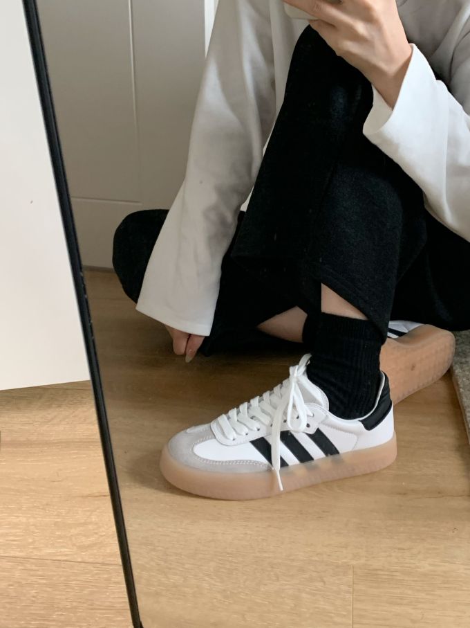 低帮 系带 皮革 