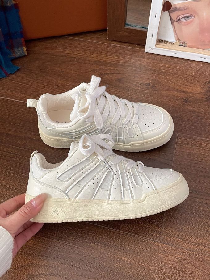 低帮 魔术贴 皮革 