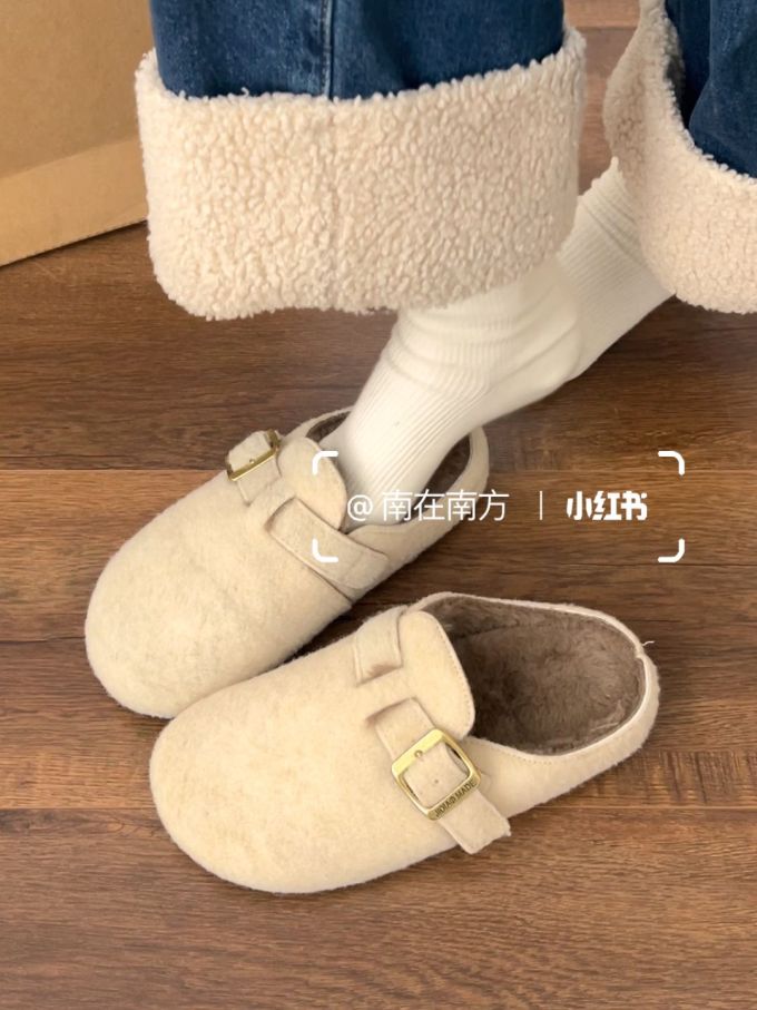 圆头 无帮 绒毛/绒面 