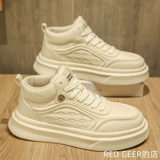 中帮 魔术贴 皮革 