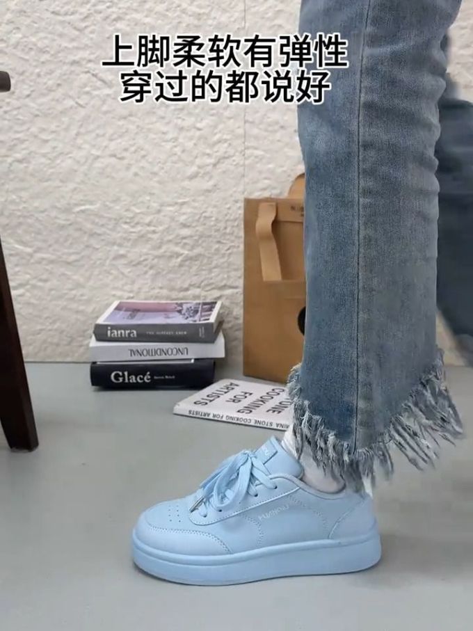 低帮 系带 皮革 