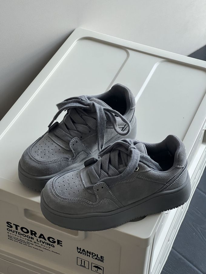 低帮 系带 皮革 