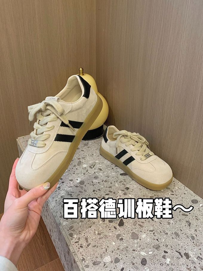 低帮 系带 皮革 