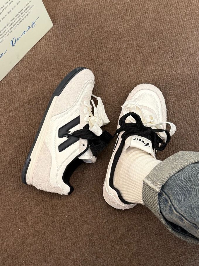 低帮 系带 布面 