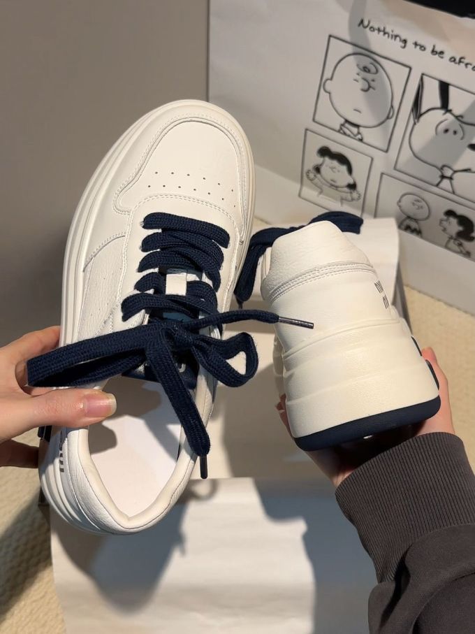 低帮 系带 皮革 