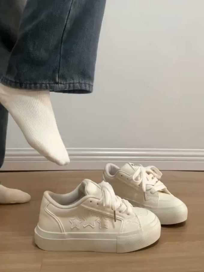 低帮 系带 皮革 