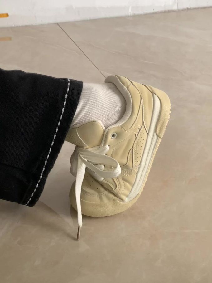 低帮 系带 魔术贴 皮革 