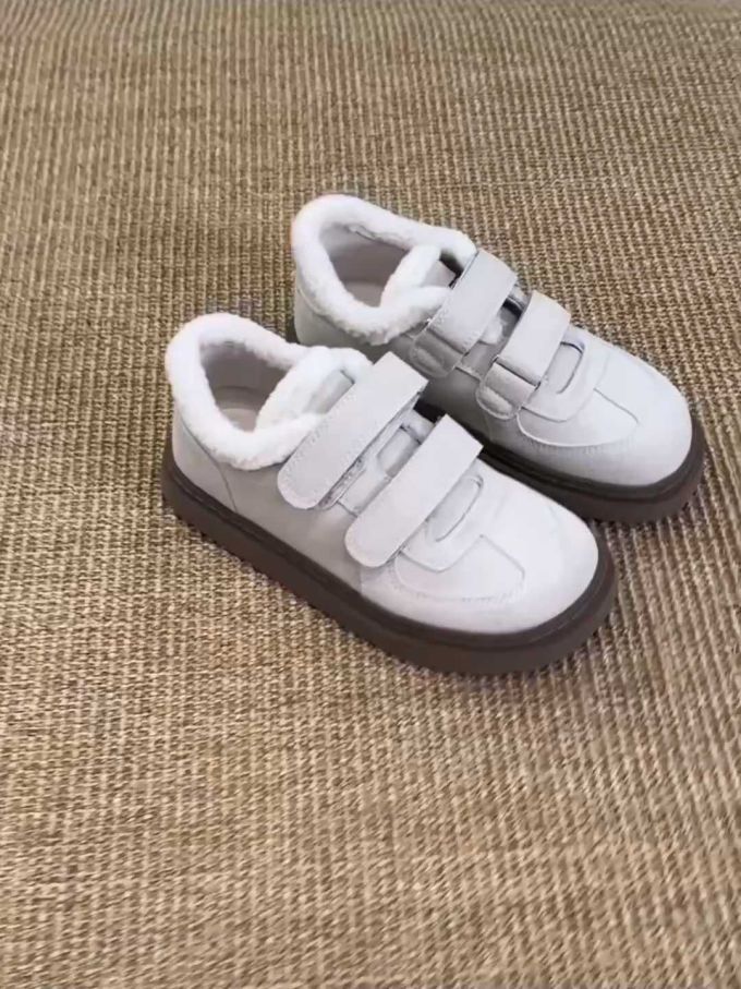 低帮 魔术贴 皮革 