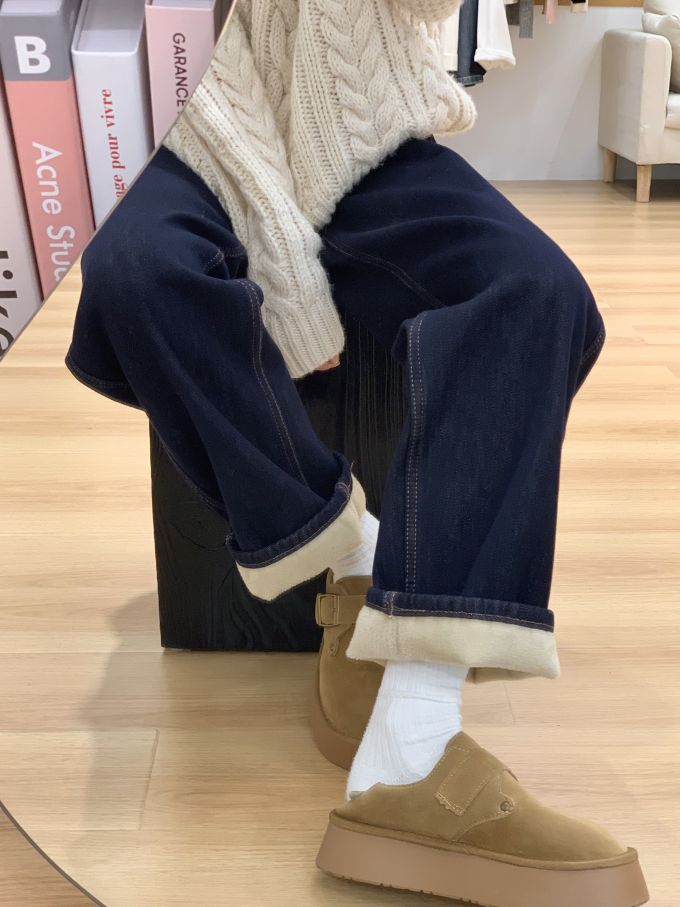 牛仔面料 洗水 夜蓝色 韩系休闲 休闲