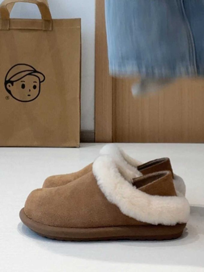 圆头 无帮 绒毛/绒面 