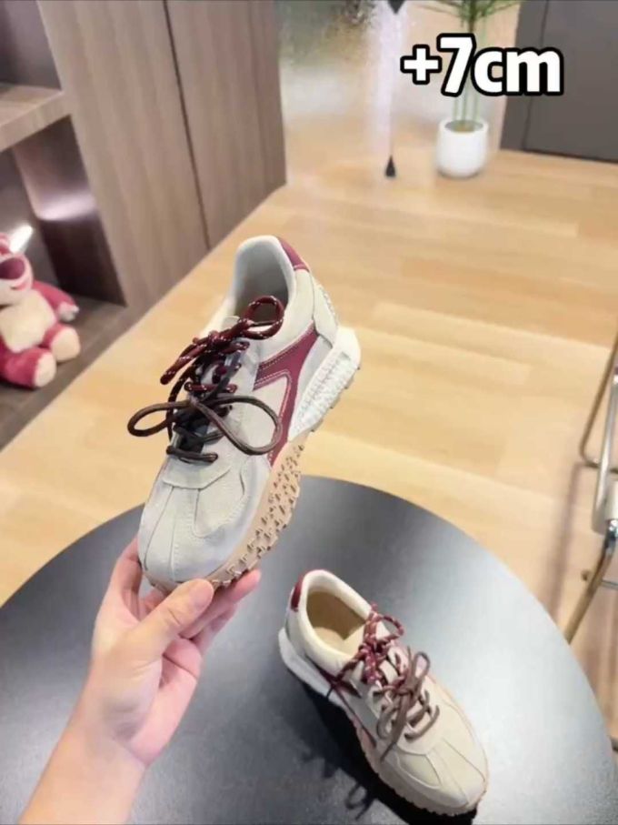 低帮 系带 皮革 