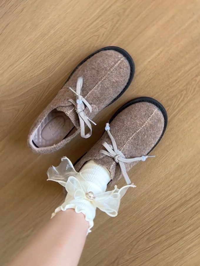系带 绒毛/绒面
