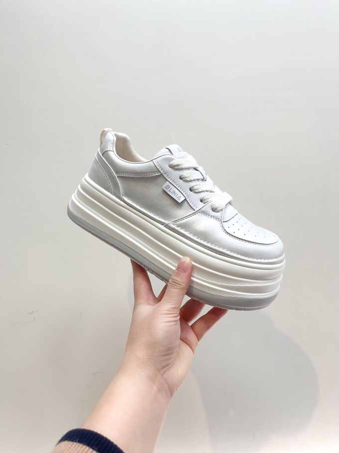 低帮 松紧带 皮革 
