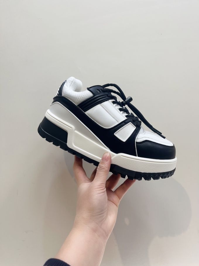 低帮 系带 皮革 