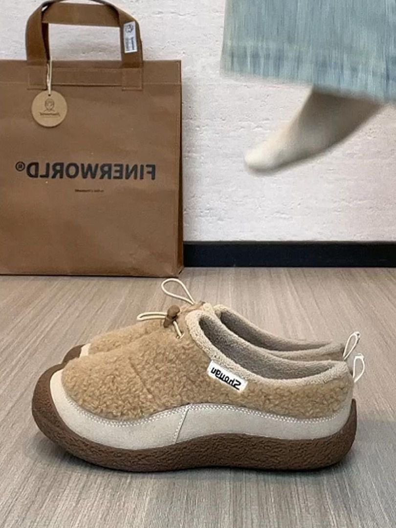 低帮 弹力绳 绒毛/绒面  - VALI鞋履AI设计主图