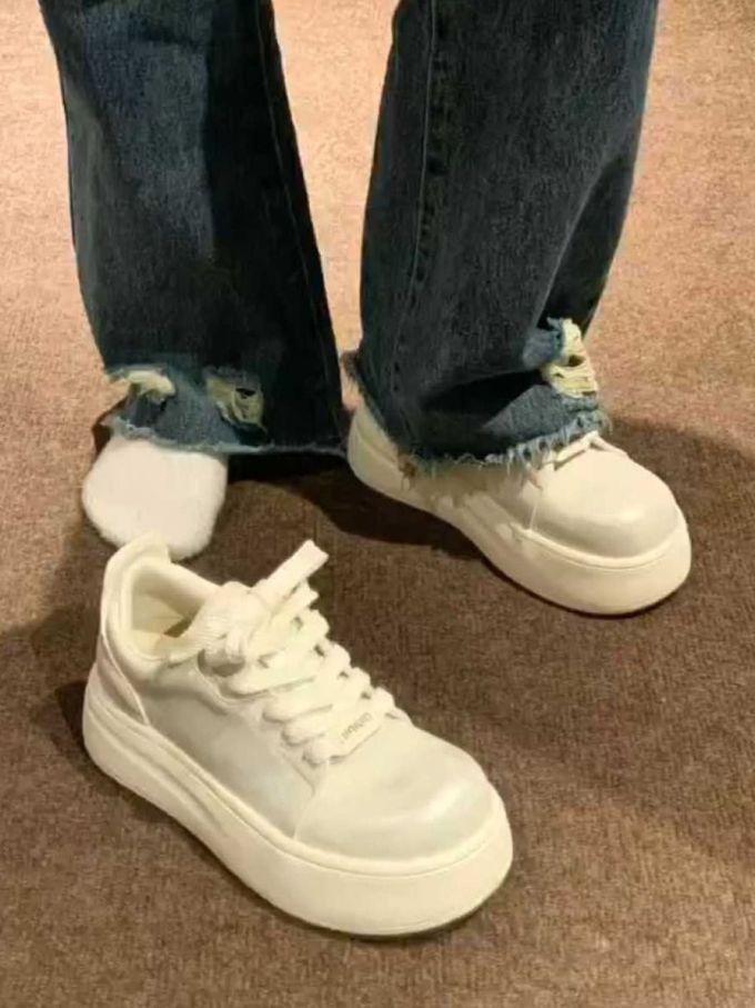 低帮 系带 皮革 