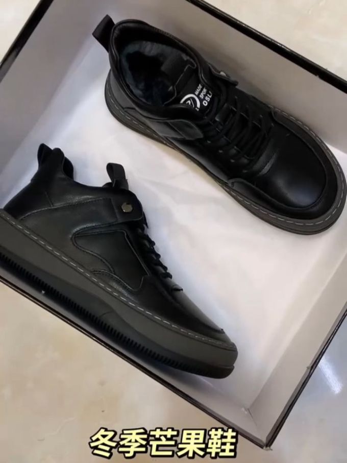 低帮 系带 皮革 