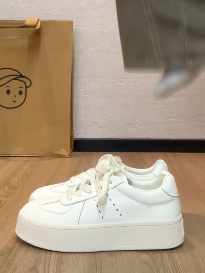 低帮 系带 皮革 