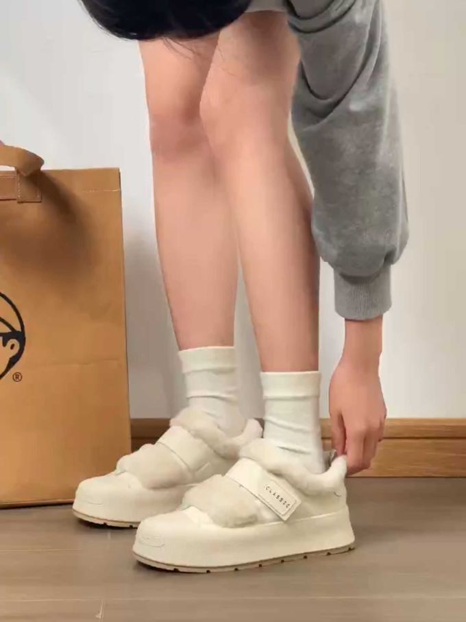低帮 魔术贴 皮革 