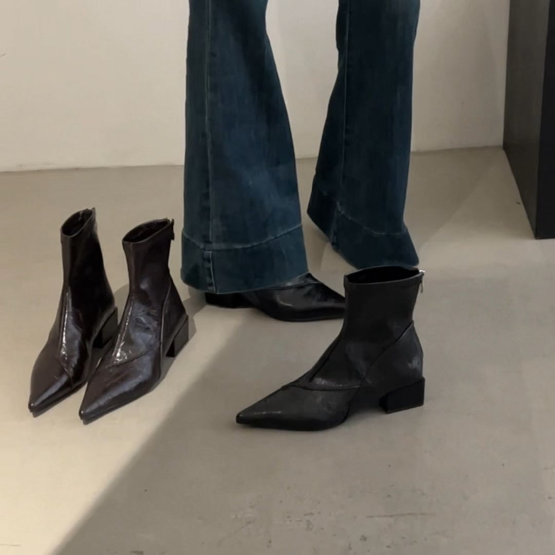 牛仔面料 全蚀色  - VALI鞋履AI设计主图