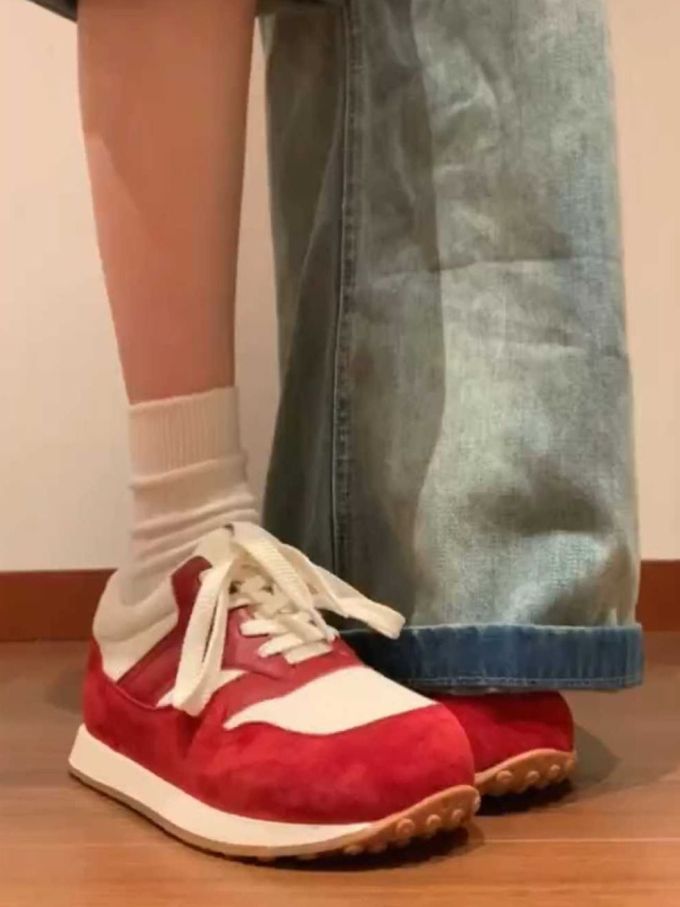 低帮 系带 皮革