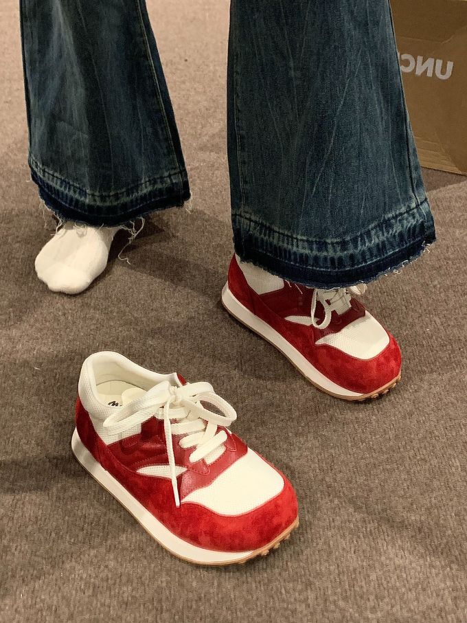 低帮 系带 皮革 