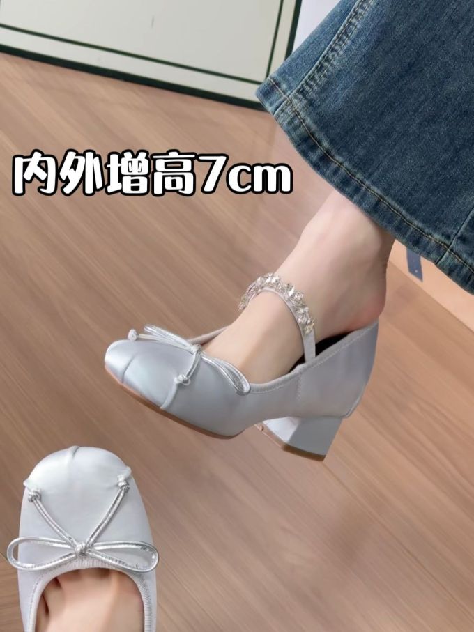 异形头-分趾 浅口鞋 皮革