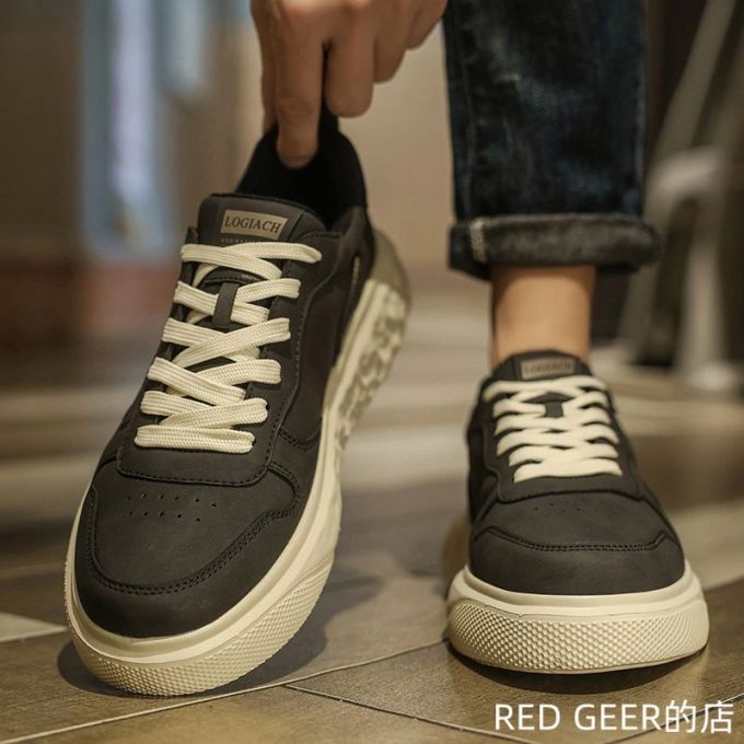 低帮 系带 皮革