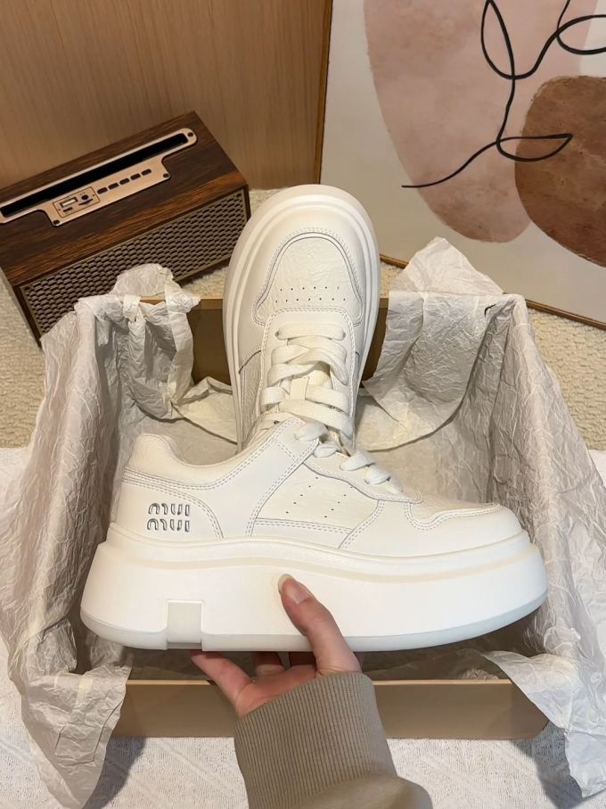 高帮 系带 皮革