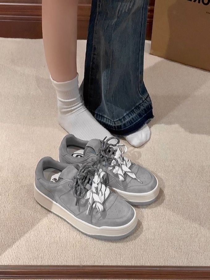 低帮 系带 皮革