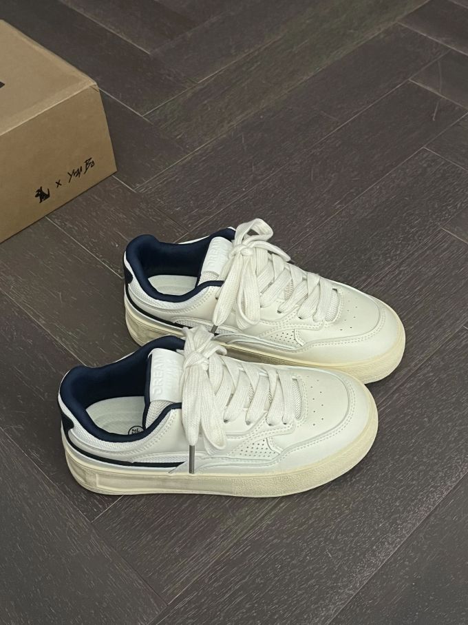 低帮 系带 皮革