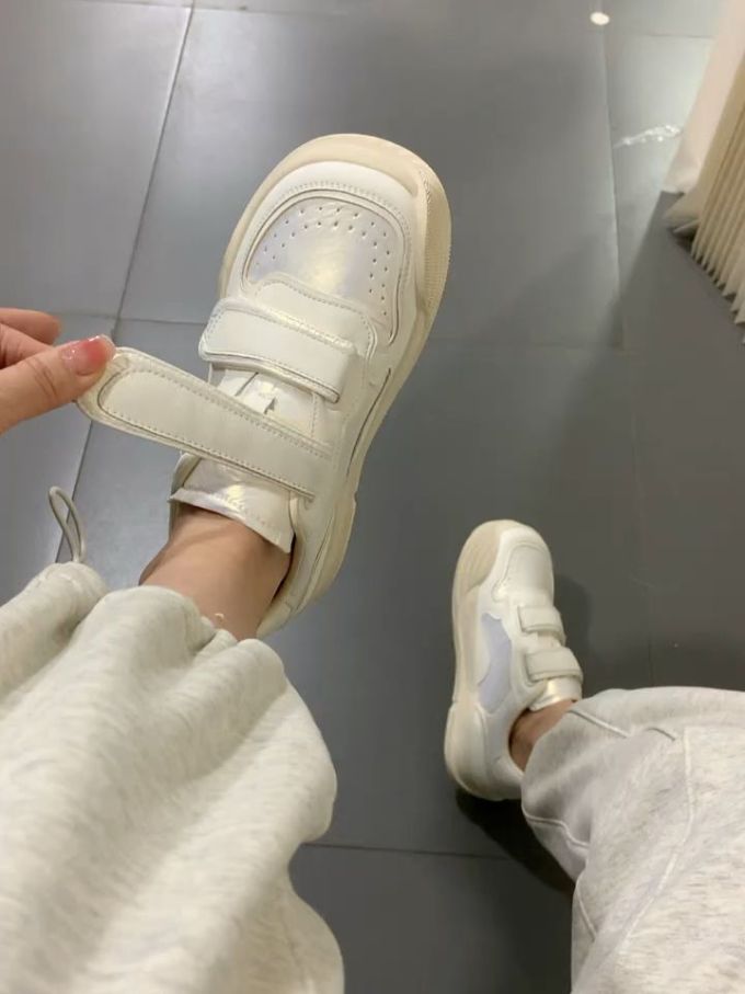 中帮 魔术贴 皮革