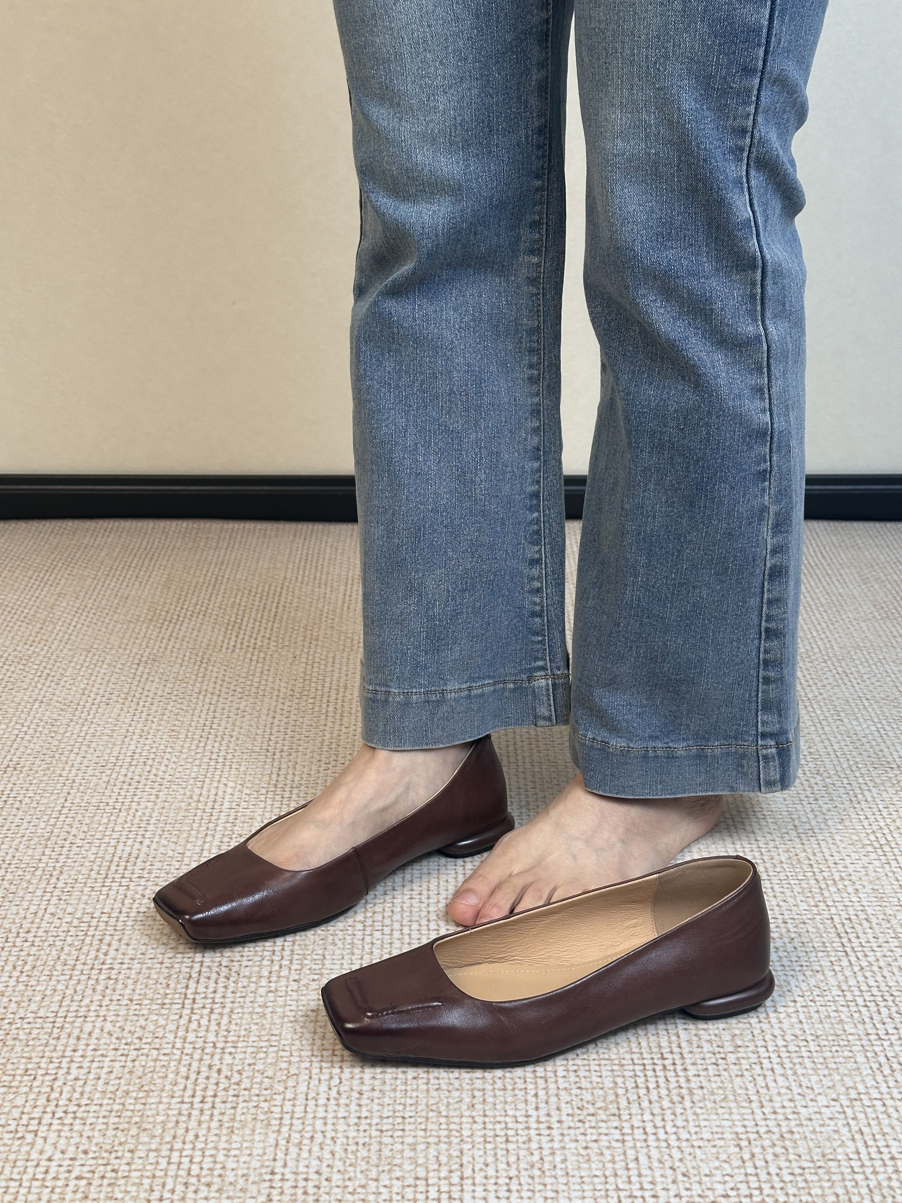 牛仔面料 洗水 中国蓝 无限蓝 深蓝黑色  - VALI鞋履AI设计主图