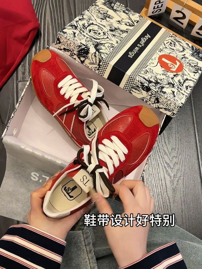 高帮 系带 皮革