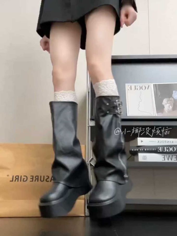 圆头 皮革 拉链