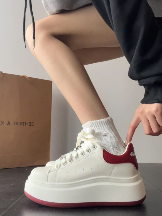 低帮 系带 皮革