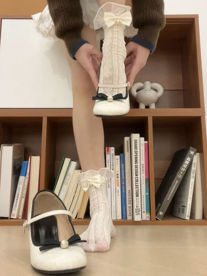 袢扣 中口鞋 皮革 