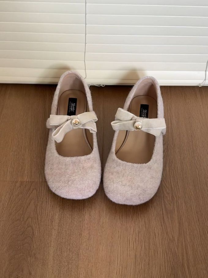 袢扣 中口鞋 绒毛/绒面 
