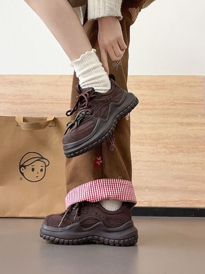 低帮 系带 皮革