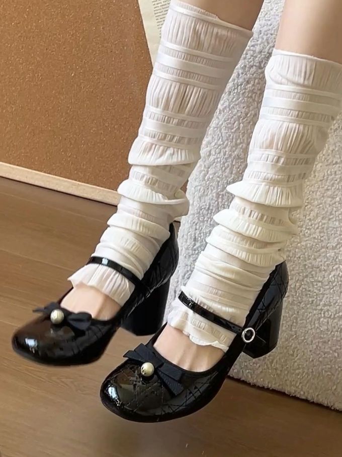 圆头 袢扣 中口鞋 皮革