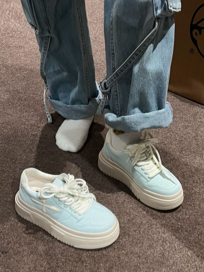 低帮 系带 皮革